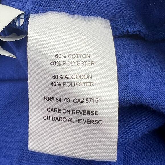 Starter Los Angeles Rams Royal Blue Gold Field Jersey Long Sleeve T Shirt Size L - Picture 8 of 10